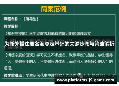 为新外援注册名额奠定基础的关键步骤与策略解析 为新外援注册名额奠定基础的关键步骤与策略解析
