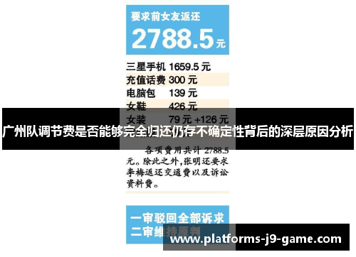 广州队调节费是否能够完全归还仍存不确定性背后的深层原因分析 广州队调节费是否能够完全归还仍存不确定性背后的深层原因分析