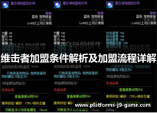 维击者加盟条件解析及加盟流程详解